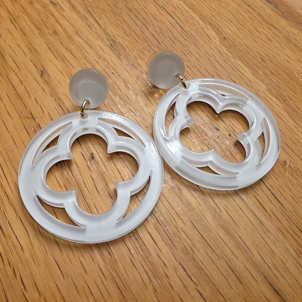 Etsy Bright Acrylic Lightweight Drop Dangle Earrings